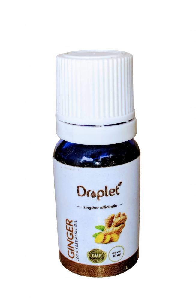 ginger essential oil by droplet care