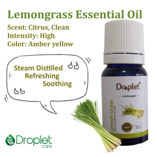 benefits of lemongrass essential oil