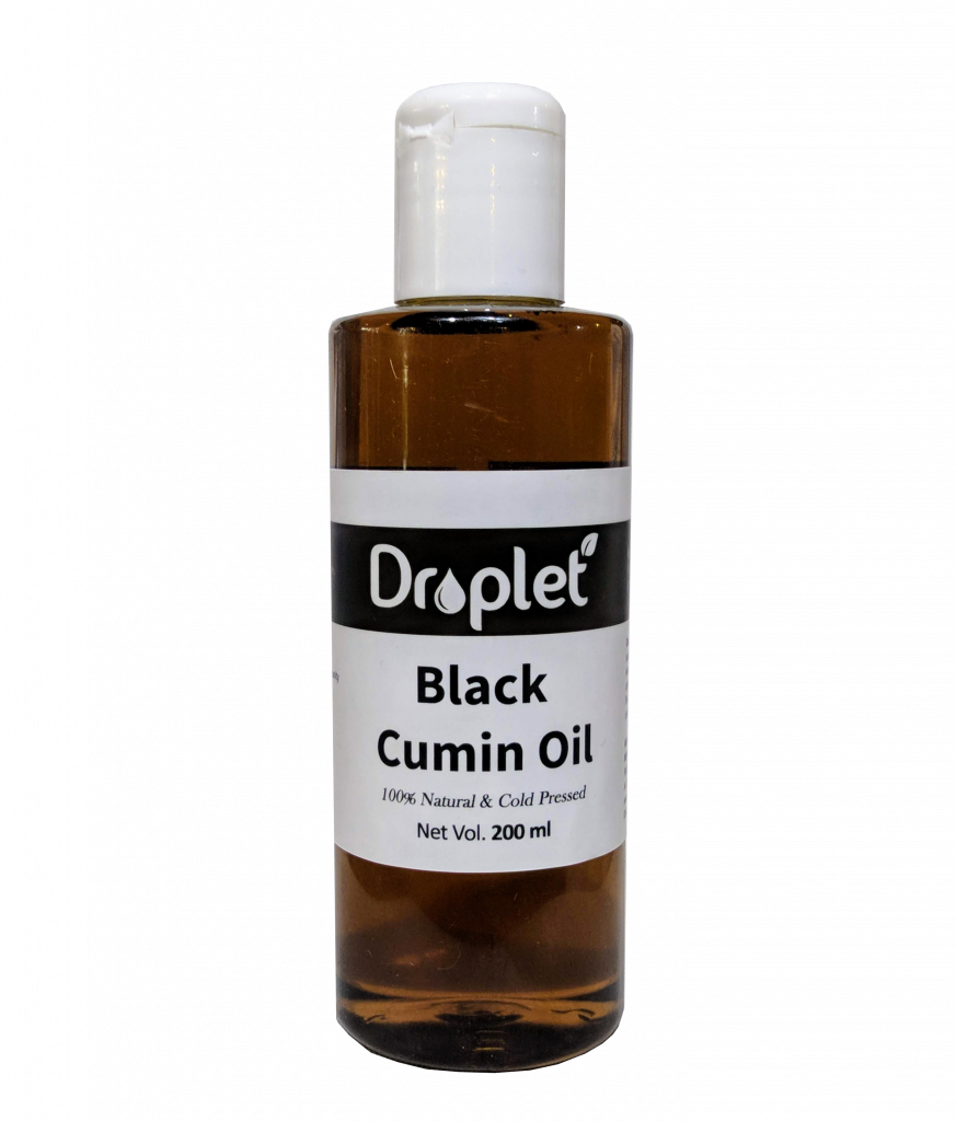 Natural Black Cumin Seed Oil Kalonji Oil for Hair & Skin by Droplet Care